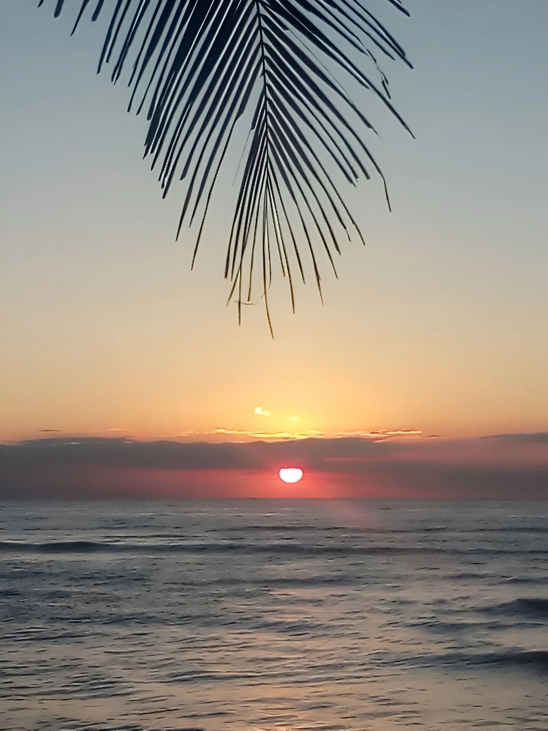 Ocean sunset in Costa Rica